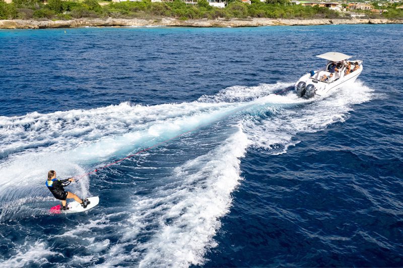 Wakeboarding at Bonaire